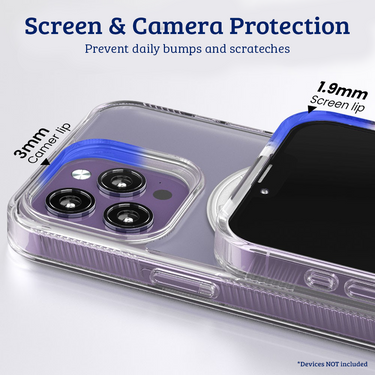 iPhone 16 Plus Soft Shockproof Case Cover: MagSafe Compatibility, Tough Build, Scratch-Resistant, Camera Lens & Screen Guard